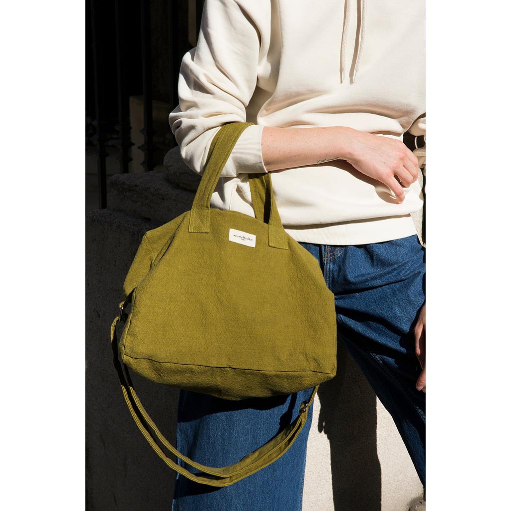 Sauval le city bag - Coton recyclé vert olive