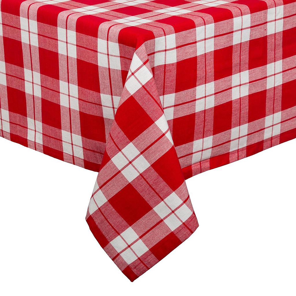 Tablecloth Red &amp; White