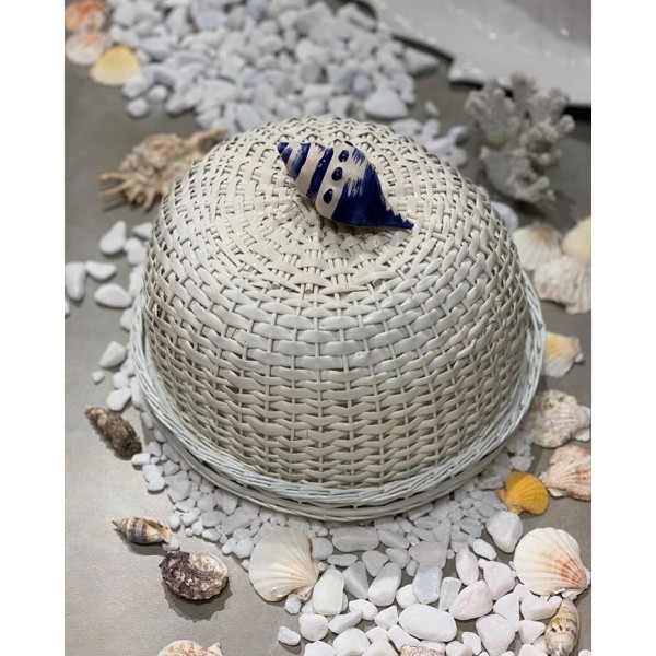 Rattan Cake Holder Shell
