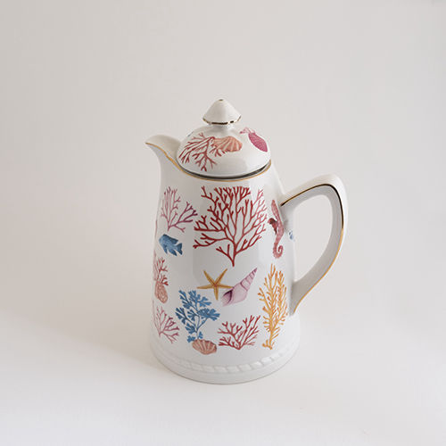 Porcelain Thermos Coral