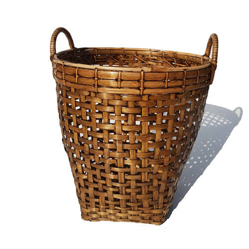 Bamboo Towel Drop Basket Shangrila