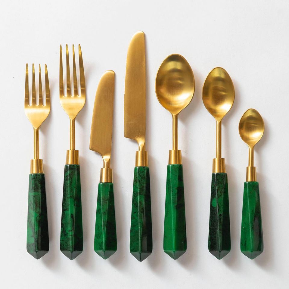 Emerald Flatware Set ( Set of 7 Pcs)