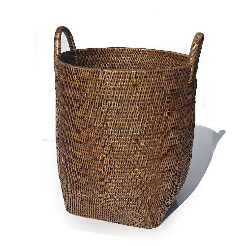 Rattan Tall Laundry Drop