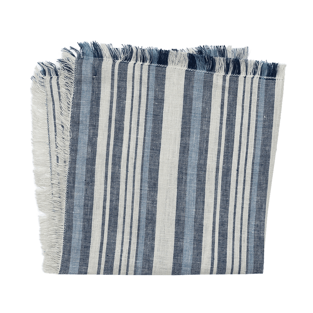Linen Napkin Malabo with fringes