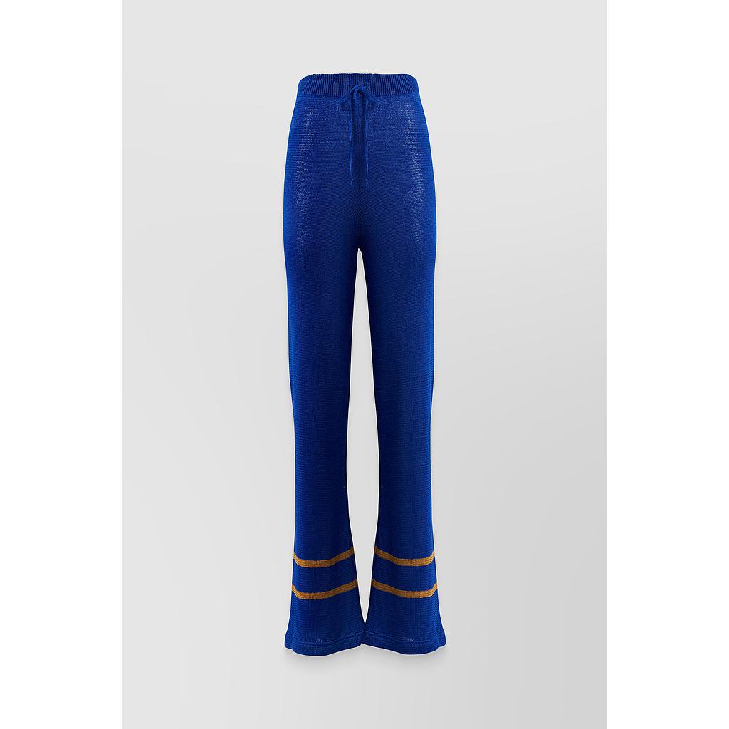 Rugby-style organic linen pants