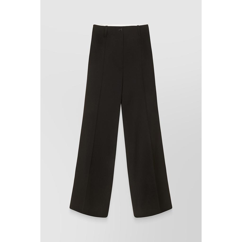 Iconic tech serge straight leg black pants
