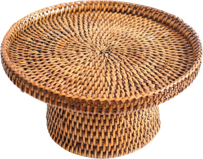 Rattan Cake Holder Small