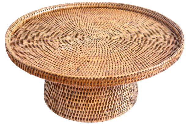 Rattan Cake Holder Large