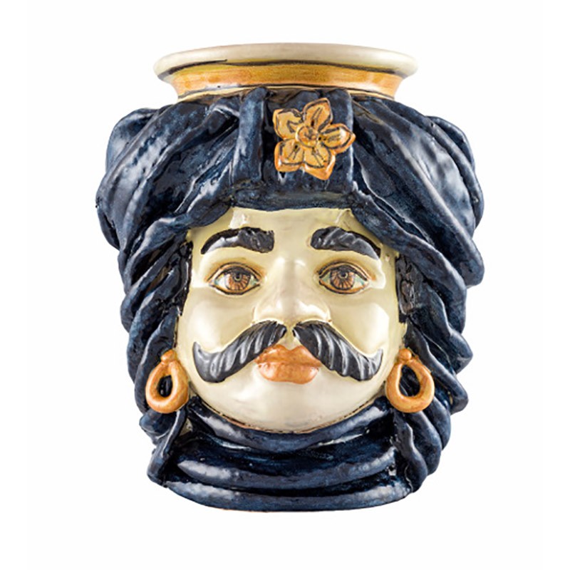 Vase Turban Bleu - Homme - Giacomo Alessi