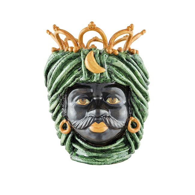 Vase  Couronne Vert - Homme - Giacomo Alessi