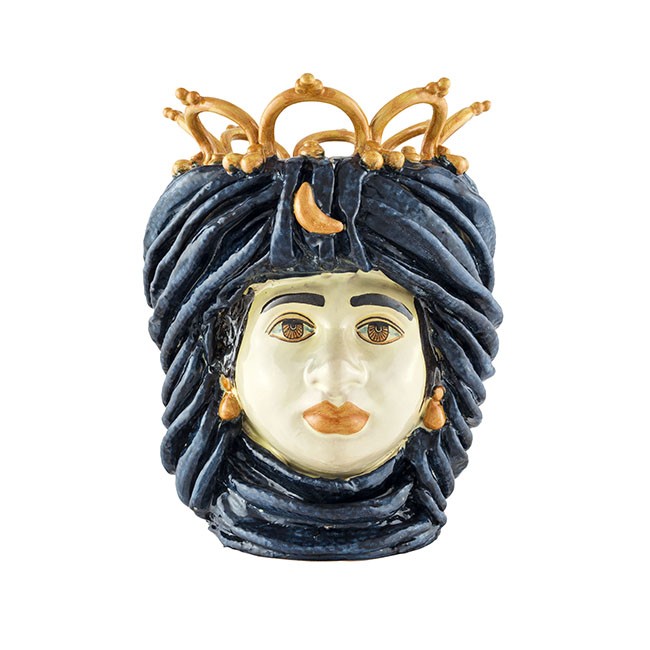 Vase  Couronne Bleu Marine- Femme - Giacomo Alessi