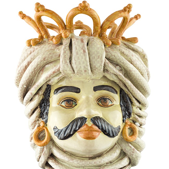 Vase Couronne Beige - Homme - Giacomo Alessi