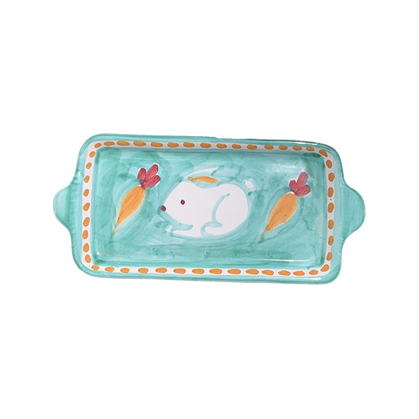 Plat rectangle Lapin