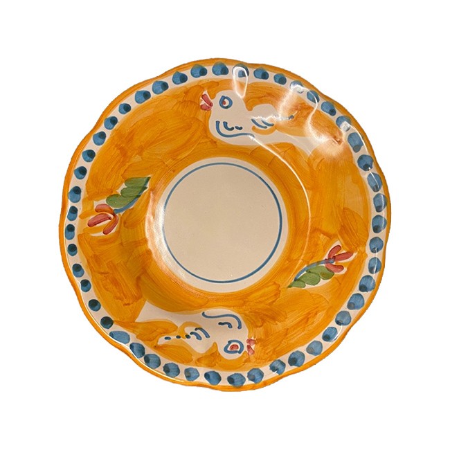 Assiette 16 cm Colombe Orange