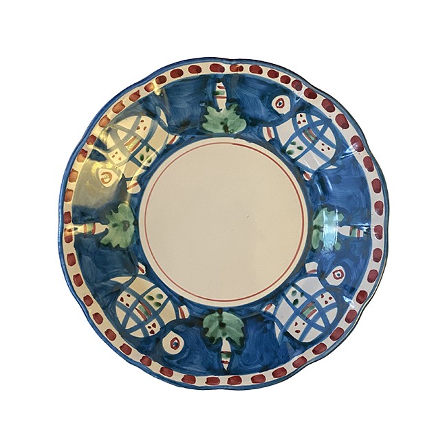 Assiette 21 cm Tortue Bleue