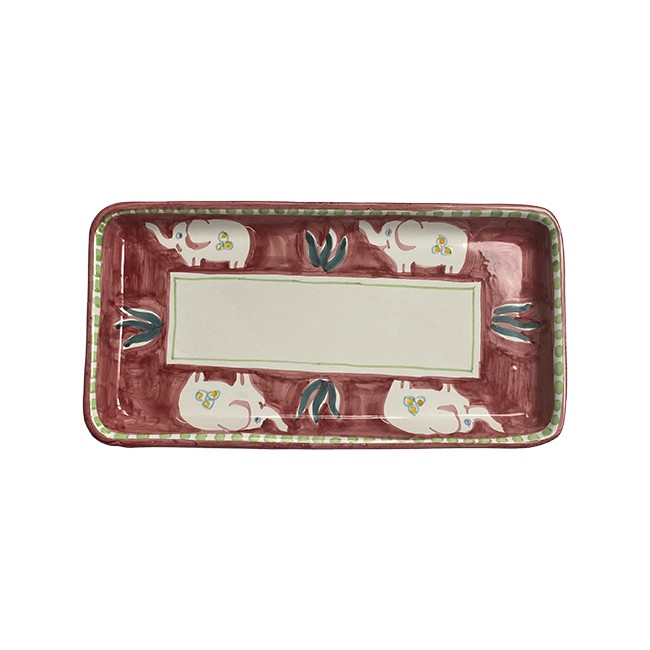 Plat rectangle Eléphant