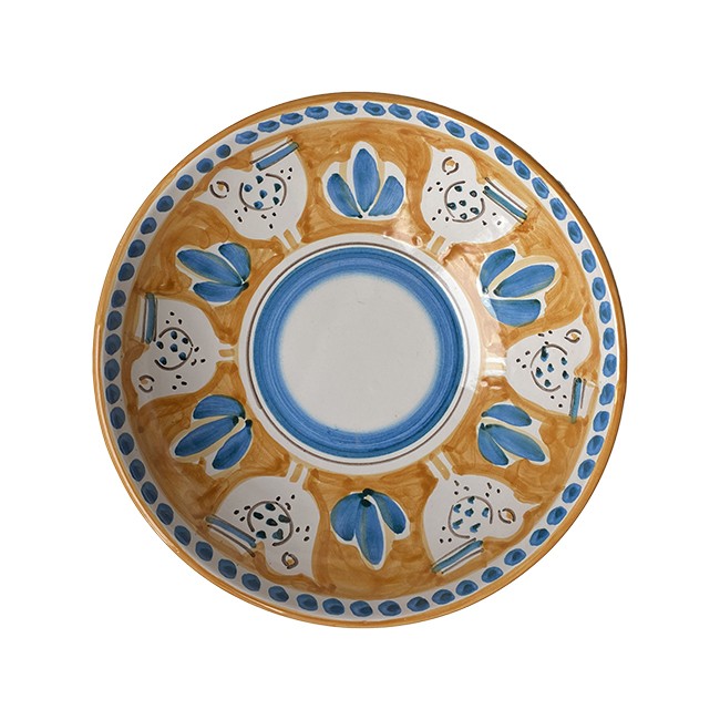 Saladier 22 cm Poule Orange