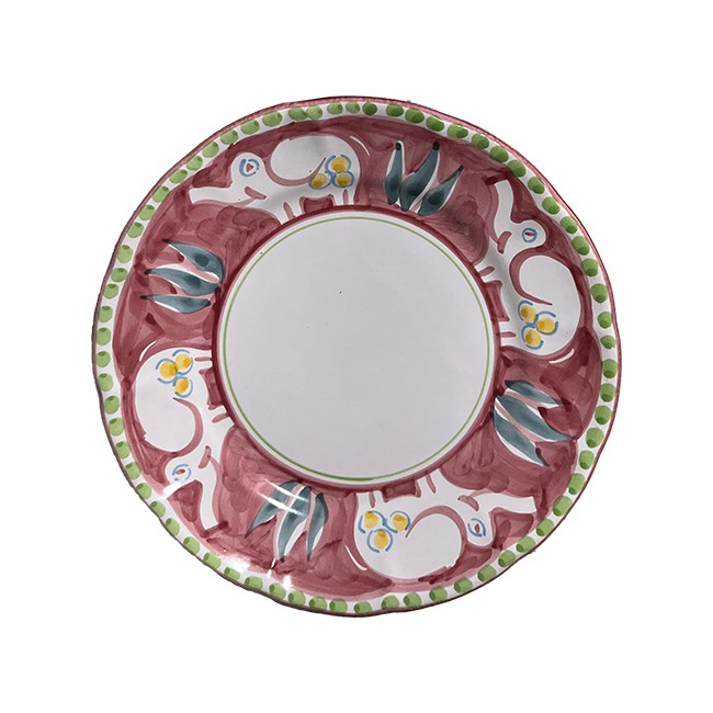 Assiette 25 cm Elephant Rose