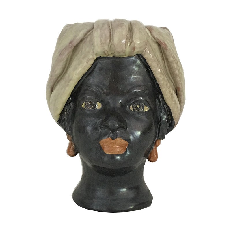Non gere par UH - Vase tête Mini Beige - Femme - Giacomo Alessi