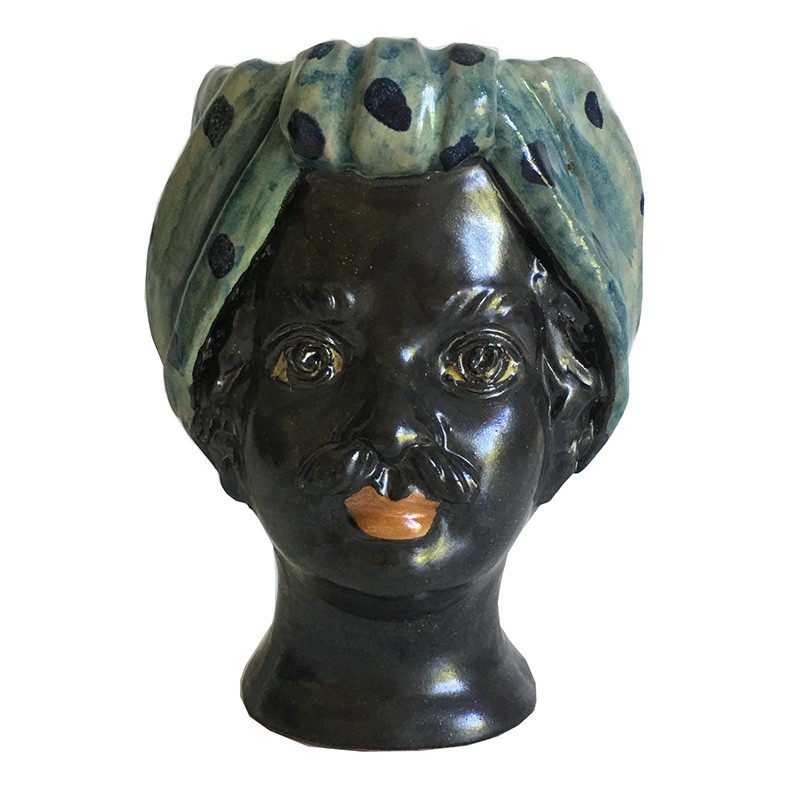 Non gere par UH - Vase tête Mini Pois - Homme - Giacomo Alessi
