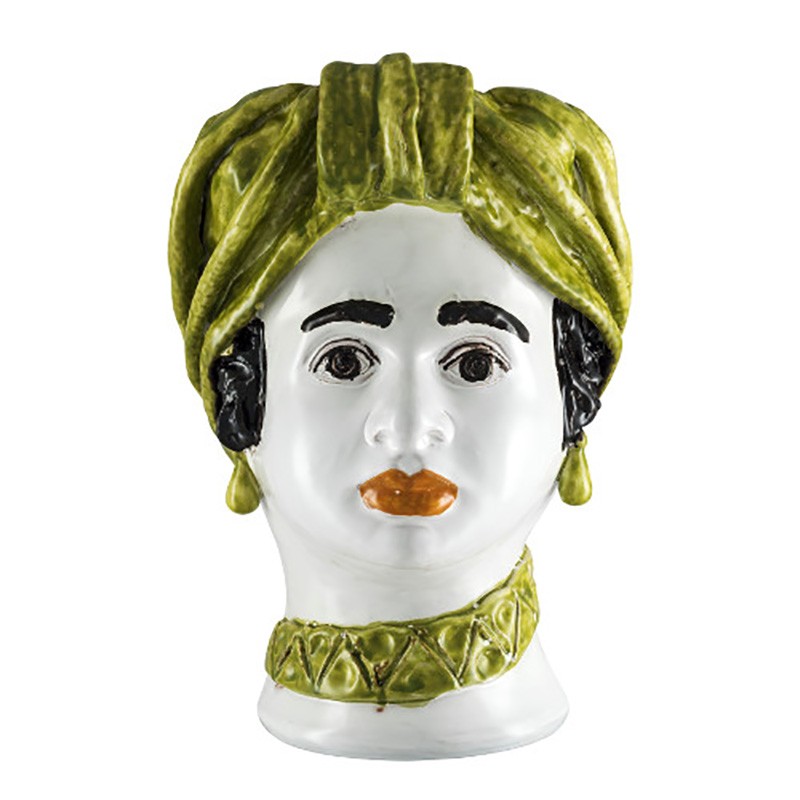 Non gere par UH - Vase tête Grande Verte - Femme - Giacomo Alessi