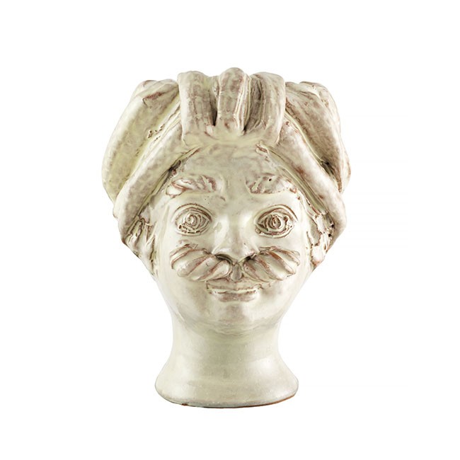 Non gere par UH - Vase tête Mini Blanche - Homme - Giacomo Alessi