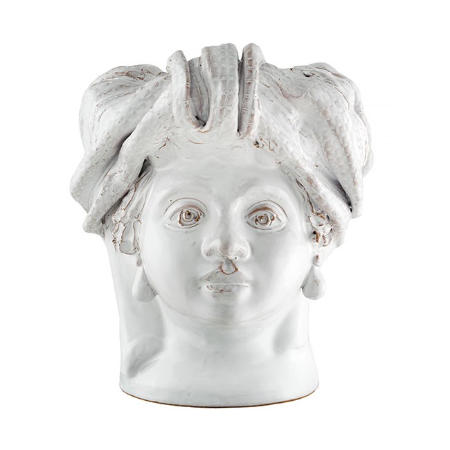 Non gere par UH - Vase tête Moyenne Blanche - Femme - Giacomo Alessi