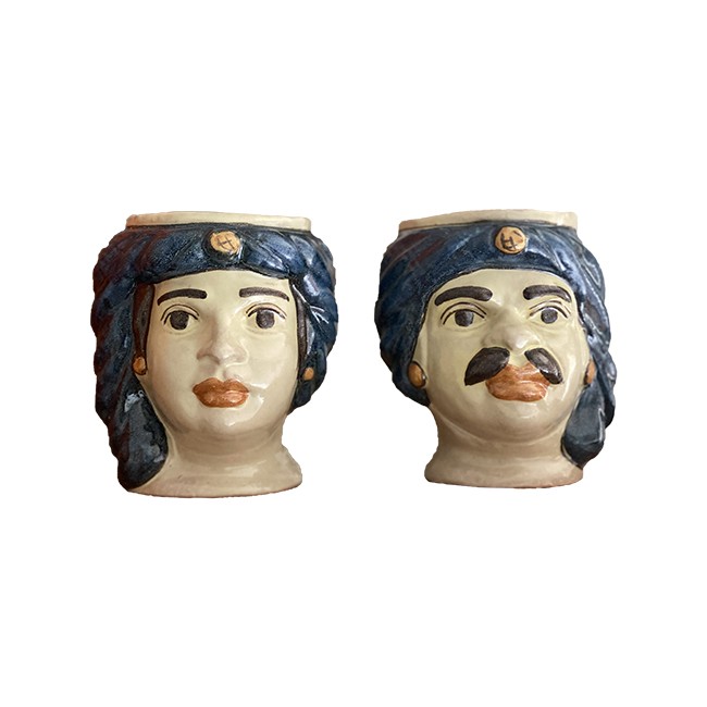 Non gere par UH - Le couple Bleu - Vase Giacomo Alessi
