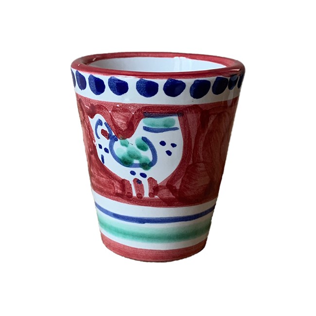 Gobelet 6 cm Poule Rouge