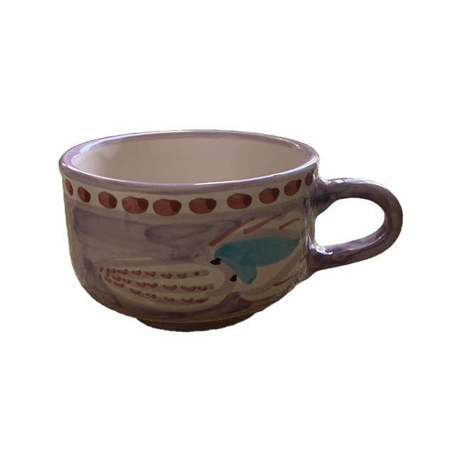 Tasse 10 cm Seiche Violette