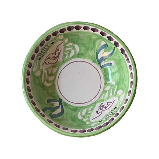 Bol 14 cm Crabe Vert