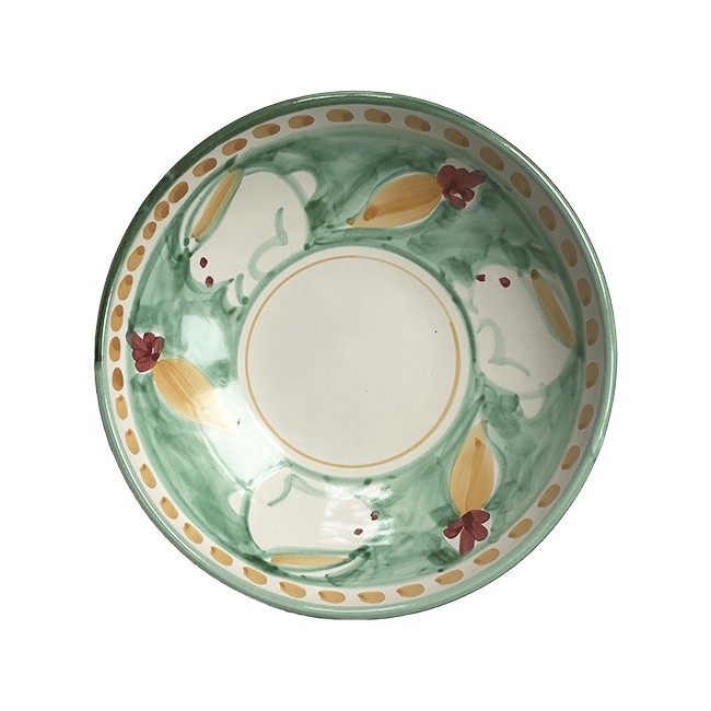 Coupelle 19 cm Lapin Vert