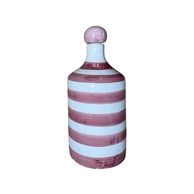 Bouteille Rayure Rose