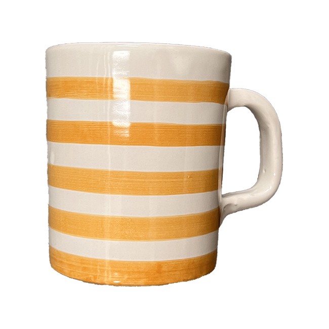 Mug Rayure Ocre