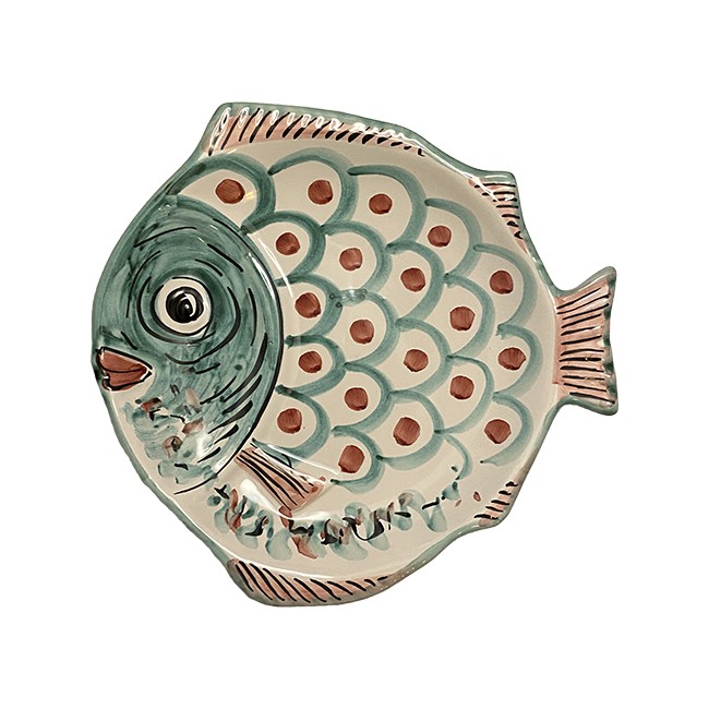 Plat Poisson 28 cm Vert