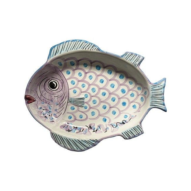 Plat Poisson Creux 40 cm Violet