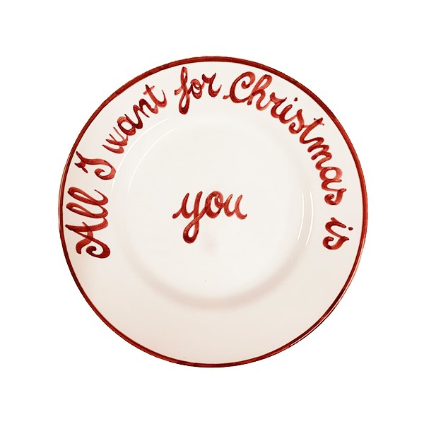 Non gere par UH - NATALE Assiette 25 cm - Pasta