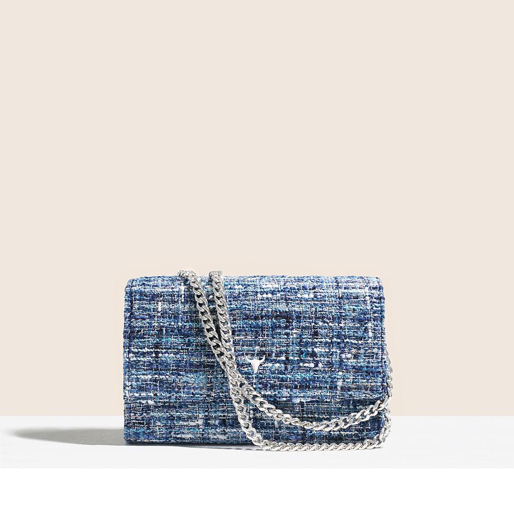 SAC NELLY ORIGINAL - TWEED BLEU