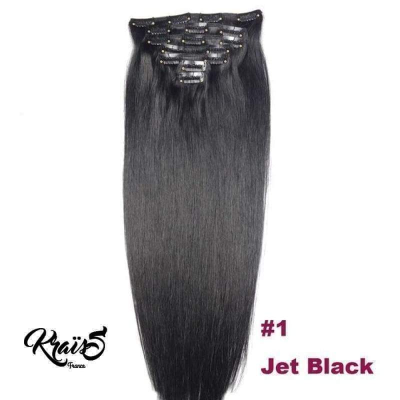 Extension à clip couleur 1B "Noir Intense"