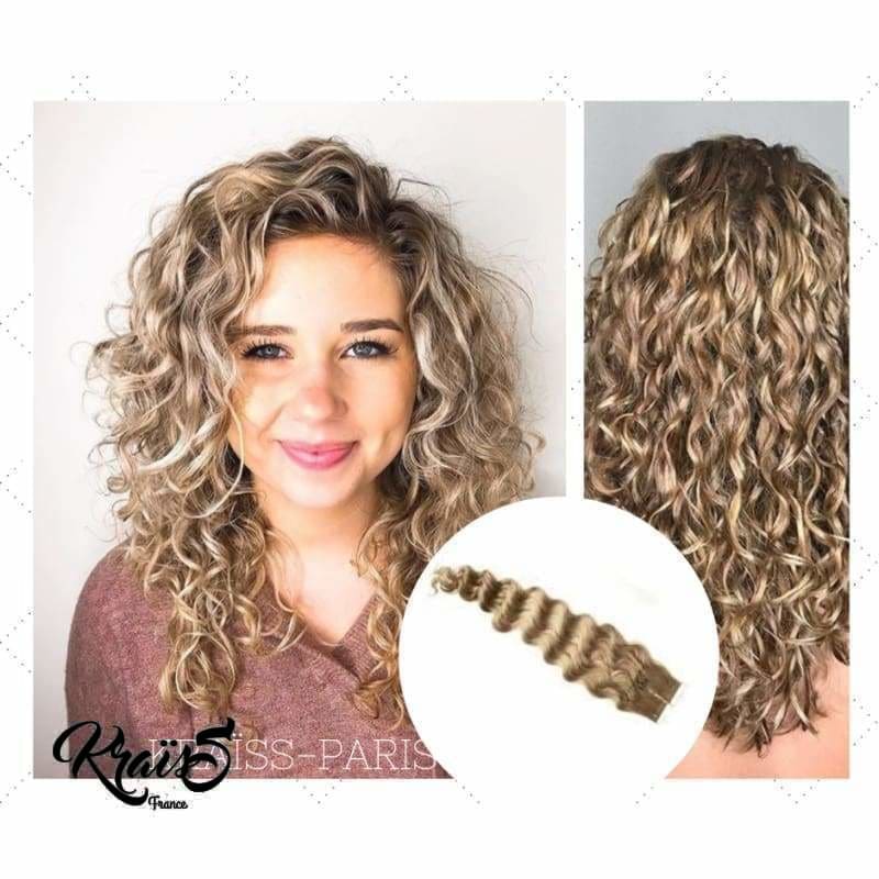 Extension adhésive ondulé Blond foncé (#27)