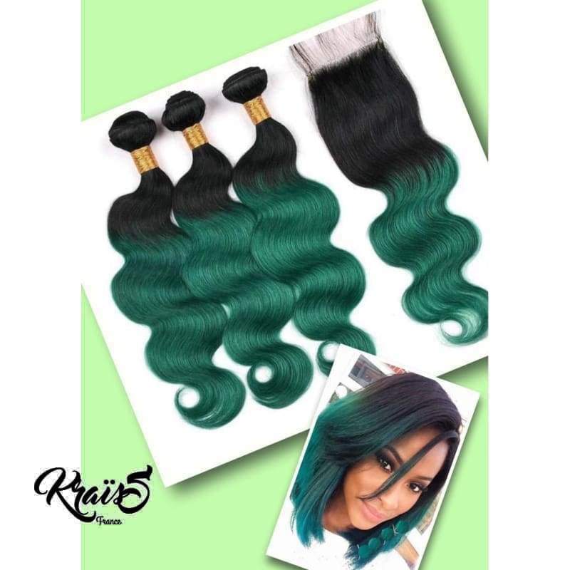 Formule Brésilienne T1/Vert Foncé Body Wave Collection FLASHY FASHION