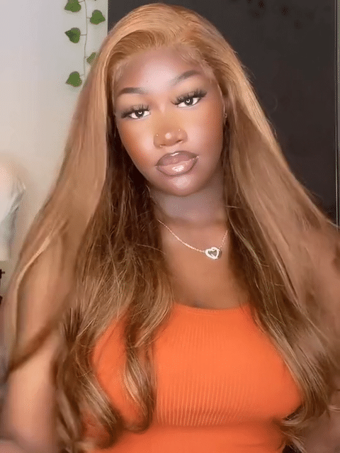 Lace wig Zeina - Highlight Brown and Blond - 13x6