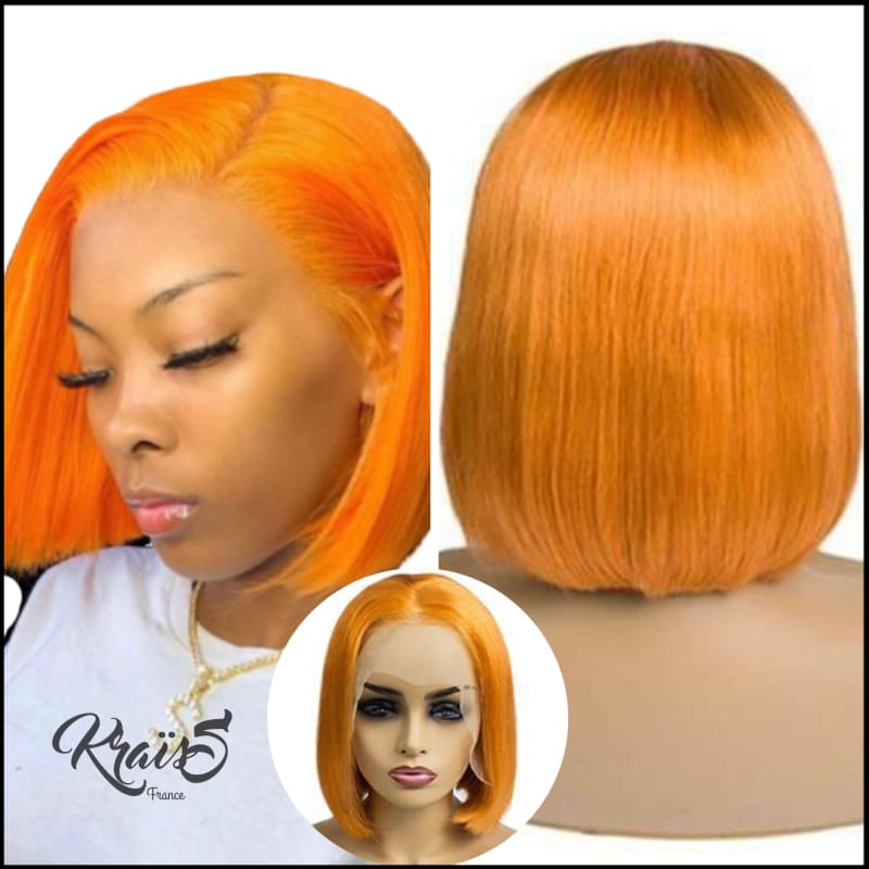 Perruque Naturelle - Boby Orange (Lace Wig)