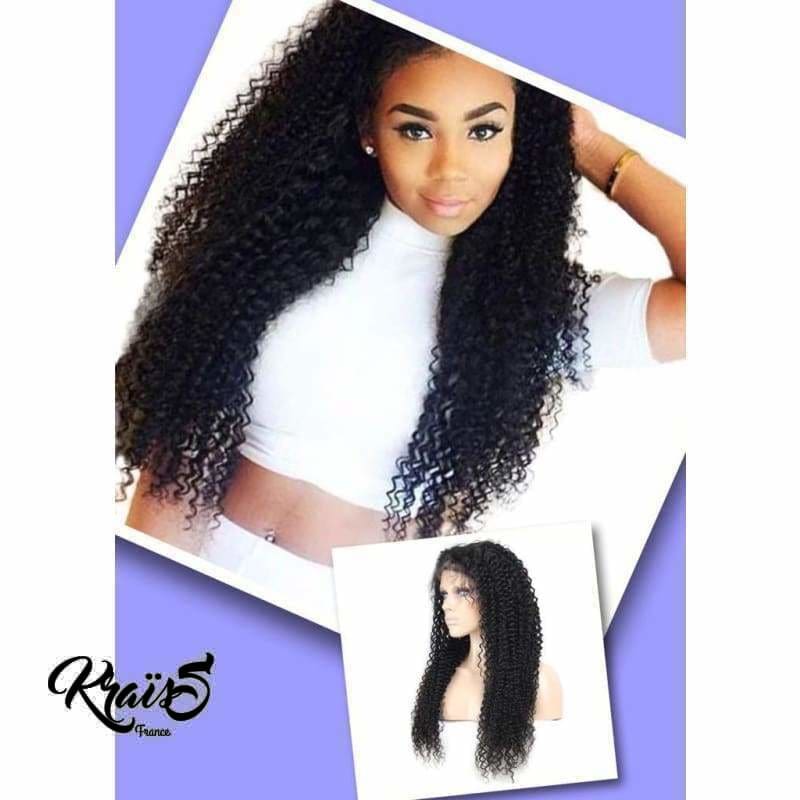 Perruque naturelle bouclée Chaïna ( Lace wig )