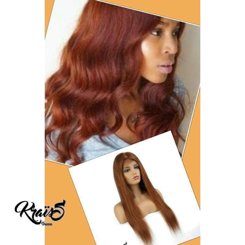 Perruque Naturelle Brun Cuivré Brenda ( Full Lace wig )