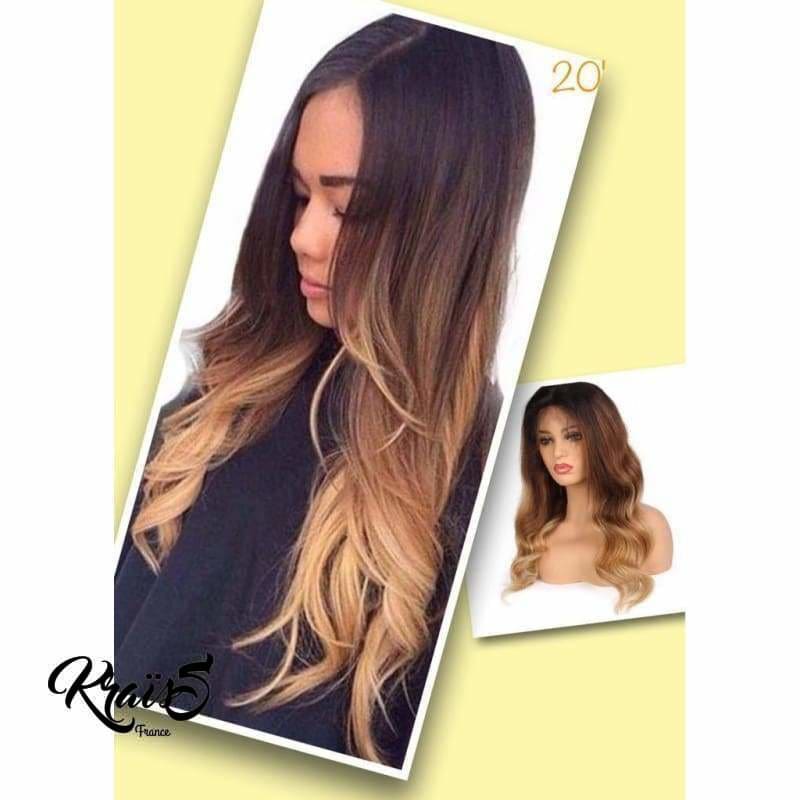 Perruque naturelle ombrée Latina ( Lace wig )