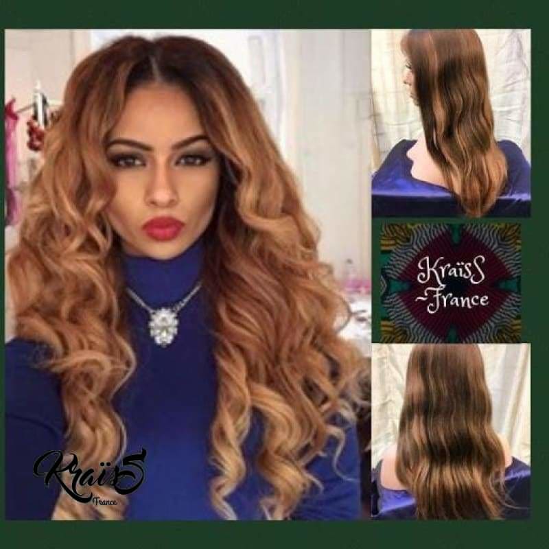 Perruque Naturelle Ondulée Jessy (Lace Wig)