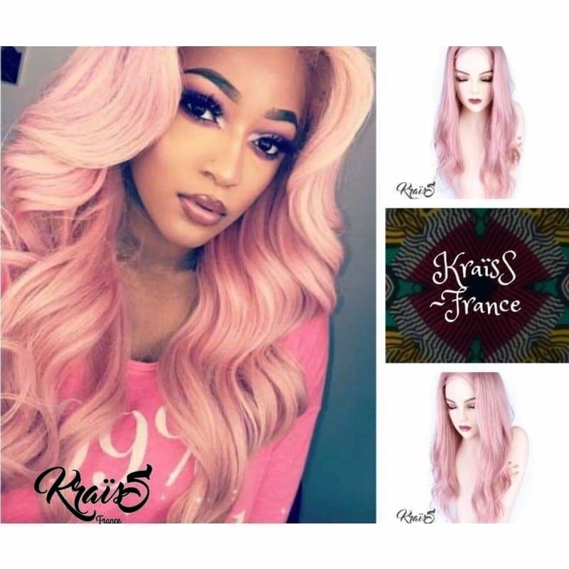Perruque Naturelle Rose Bonbon Wendy (Lace Wig)