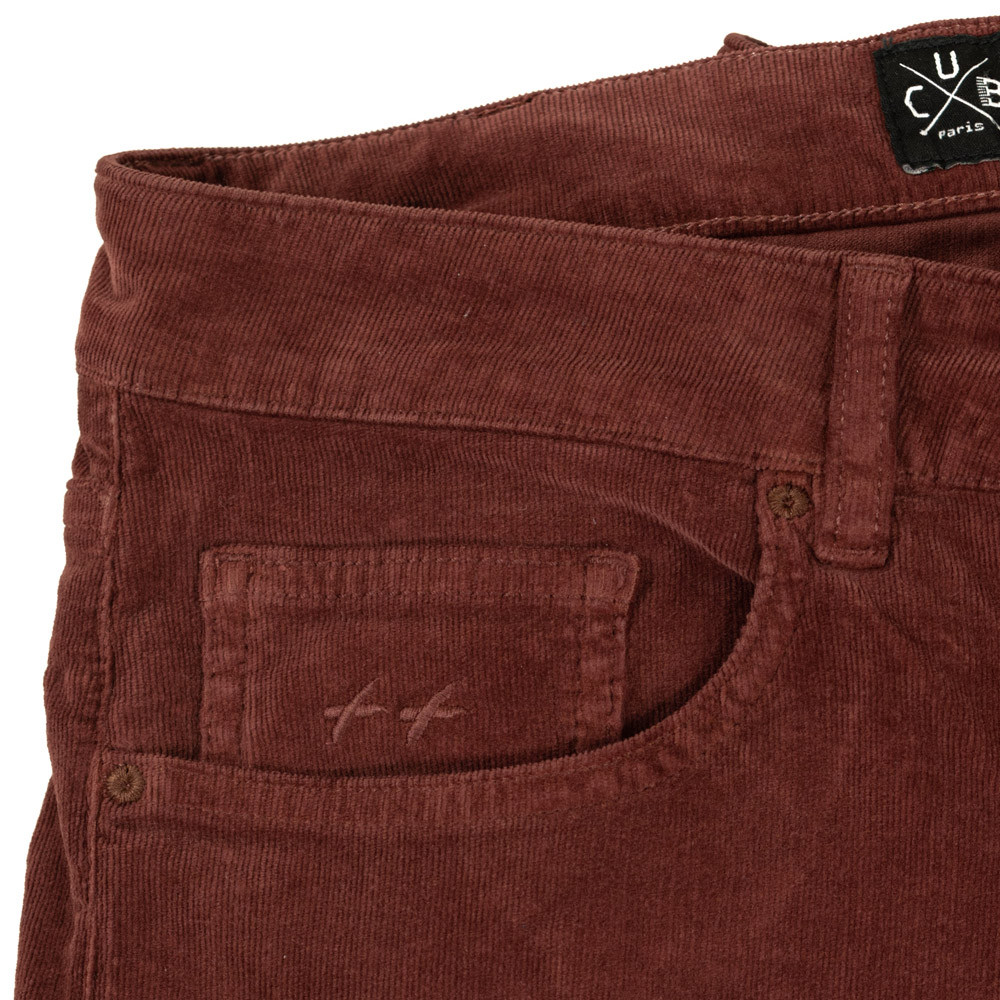 L38 brique | velours stretch
