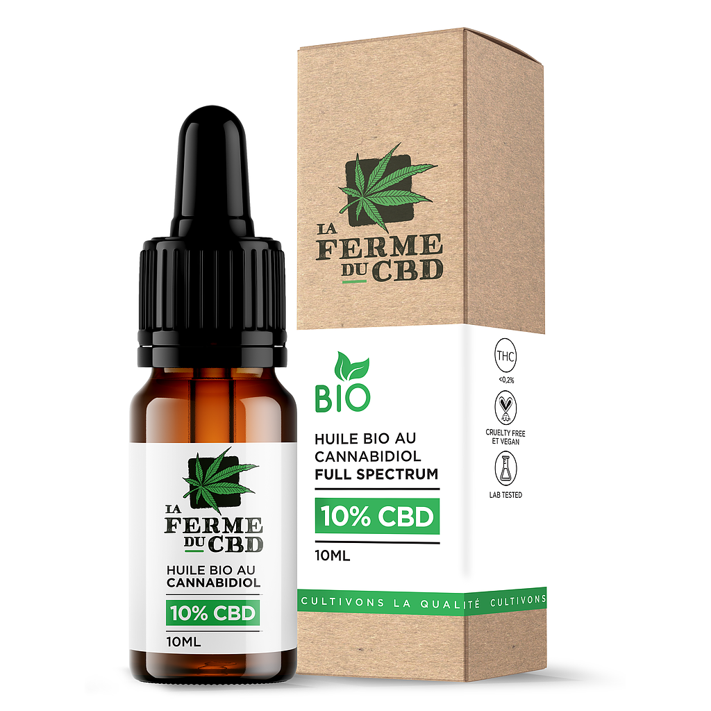 Huile CBD 10% bio